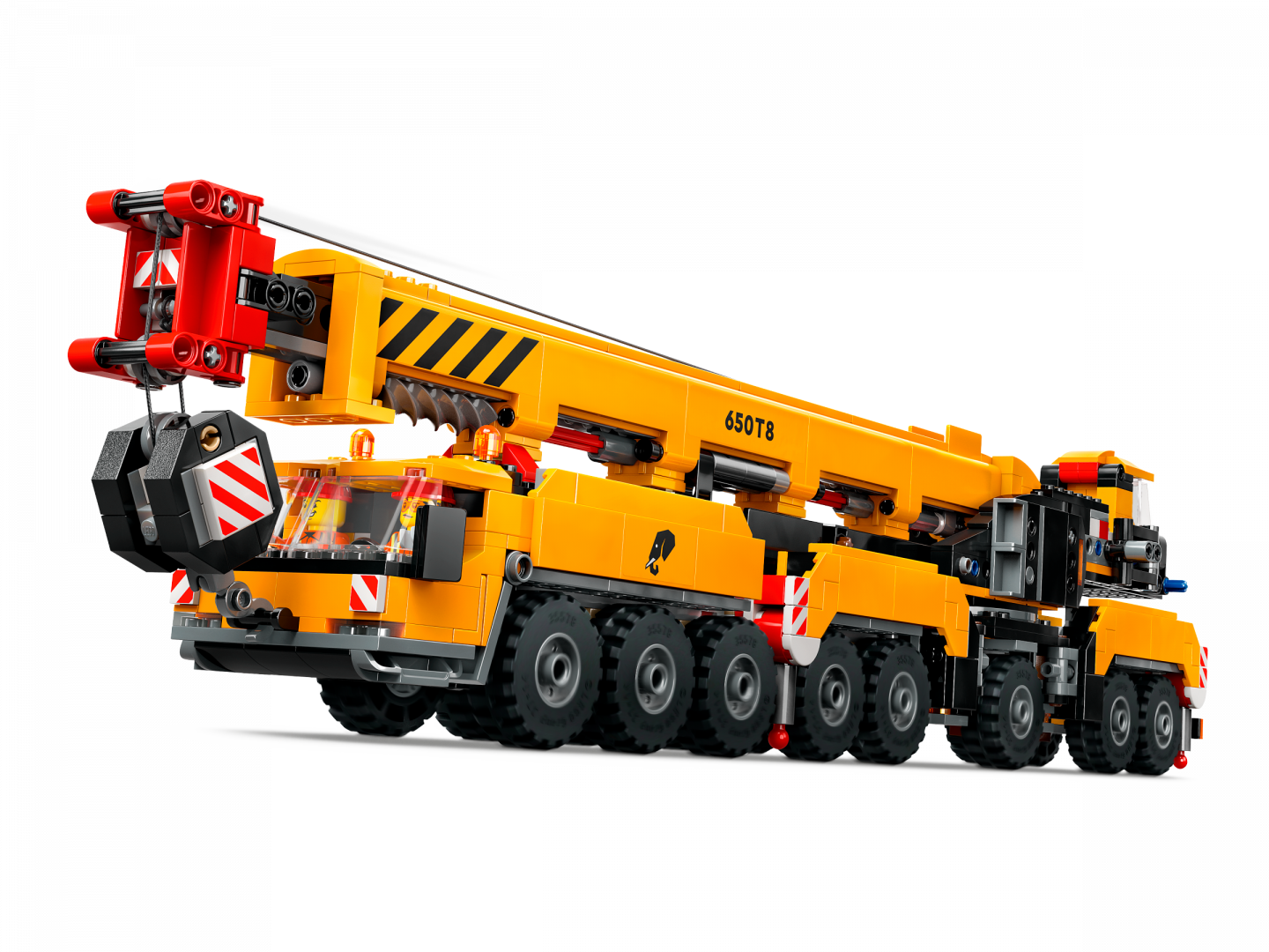 Gele mobiele bouwkraan — Afbeelding 3