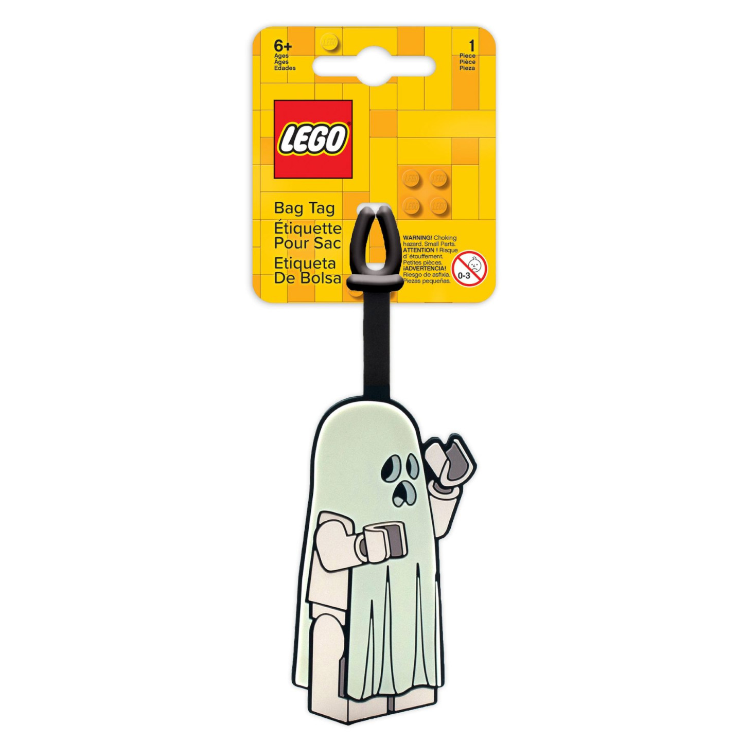 Glow-in-the-dark spook bagagelabel — Afbeelding 2