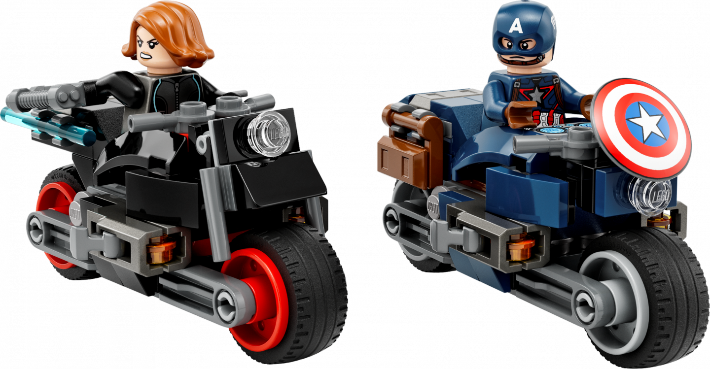 Black Widow & Captain America motoren