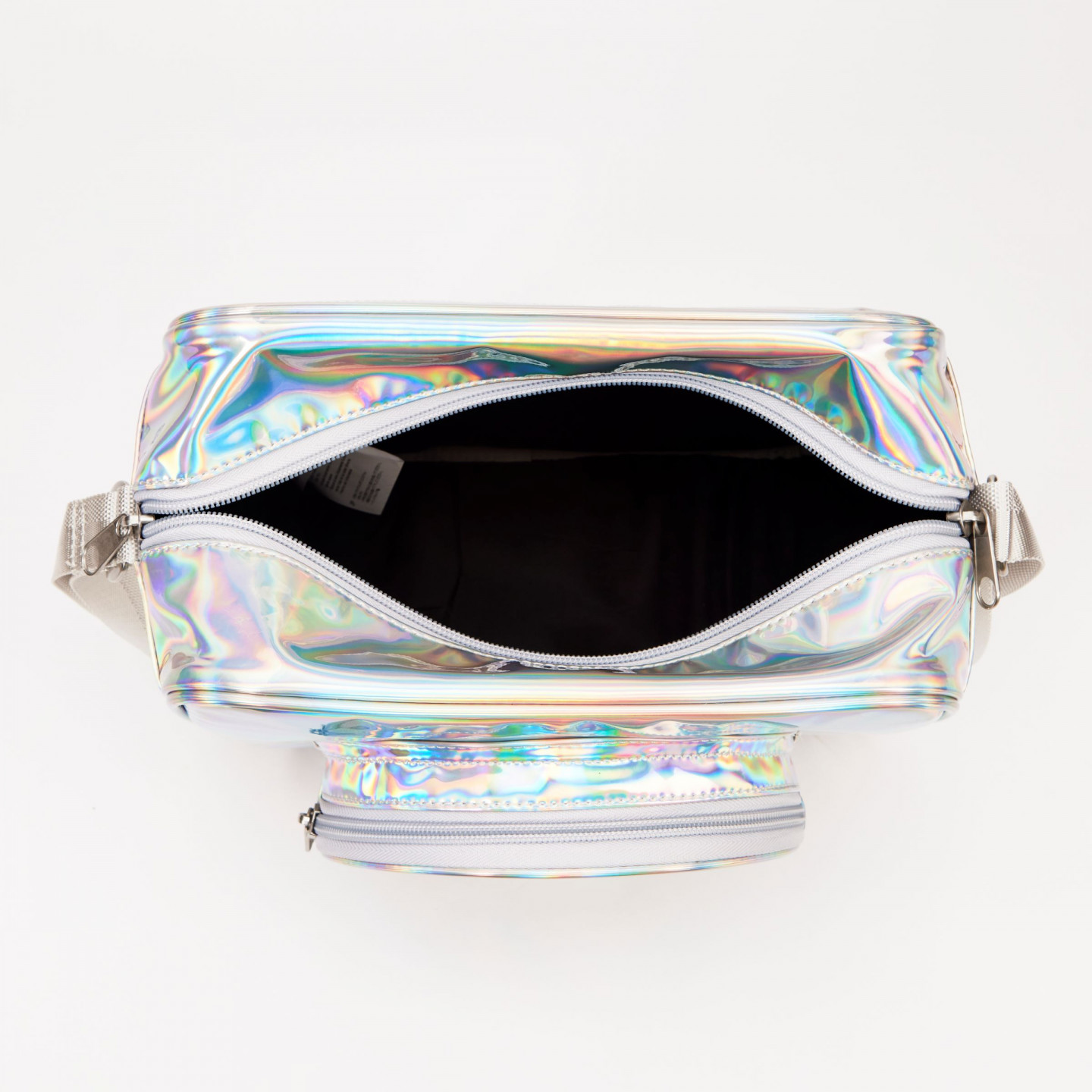 Crossbodytas in de vorm van een steen – holografisch — Afbeelding 3