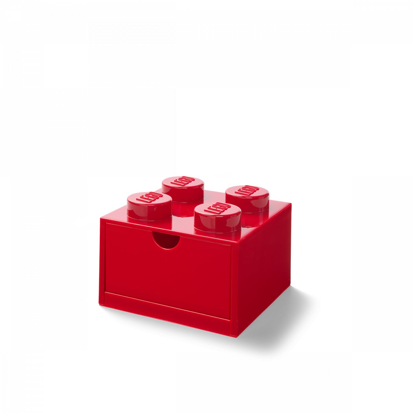 Bureaulade met 4 noppen – rood — Afbeelding 3