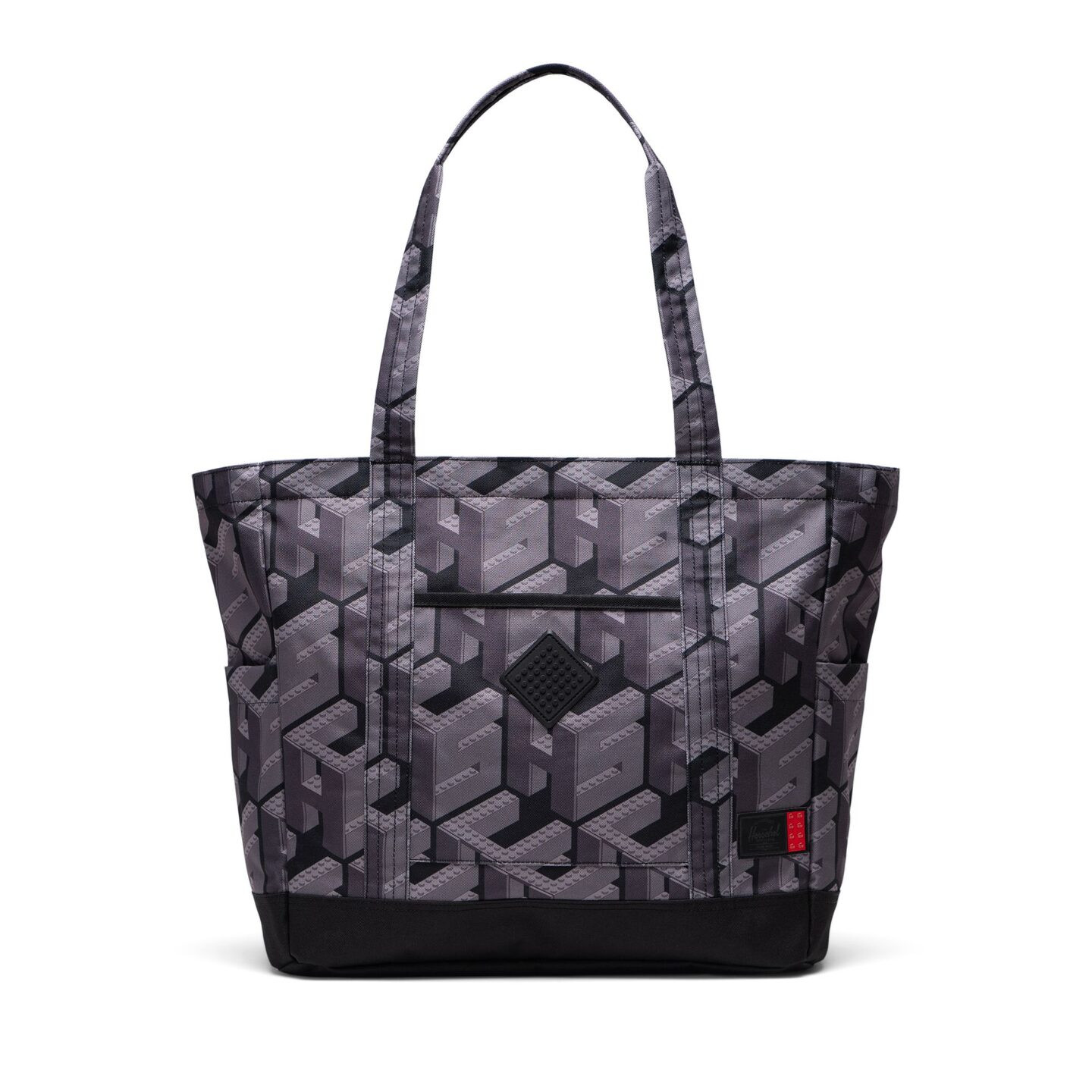 Herschel Heritage draagtas - monogram - zwart