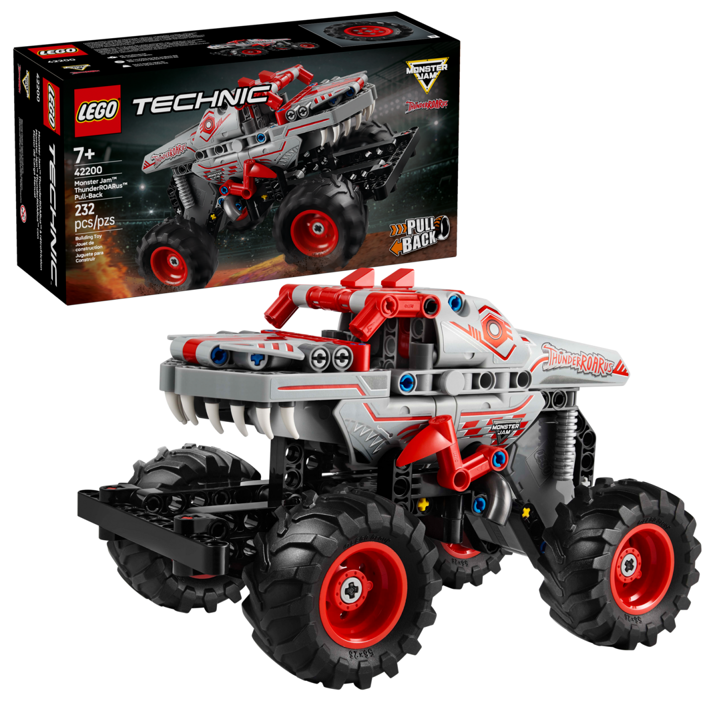 Monster Jam™ ThunderROARus™ pull-back — Afbeelding 2