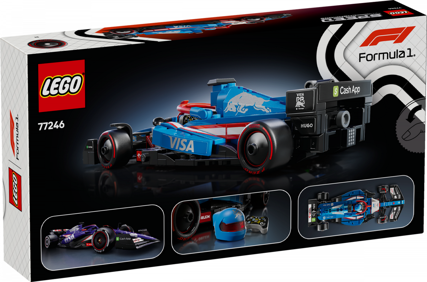 Visa Cash App RB VCARB 01 F1® racewagen — Afbeelding 3