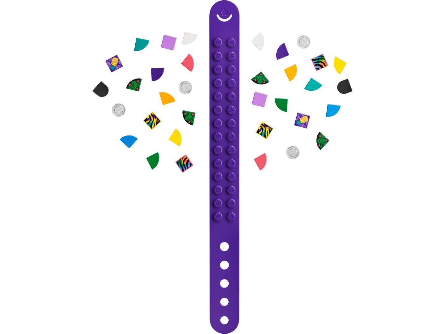 Neontijger - armband & tassenhanger — Afbeelding 3