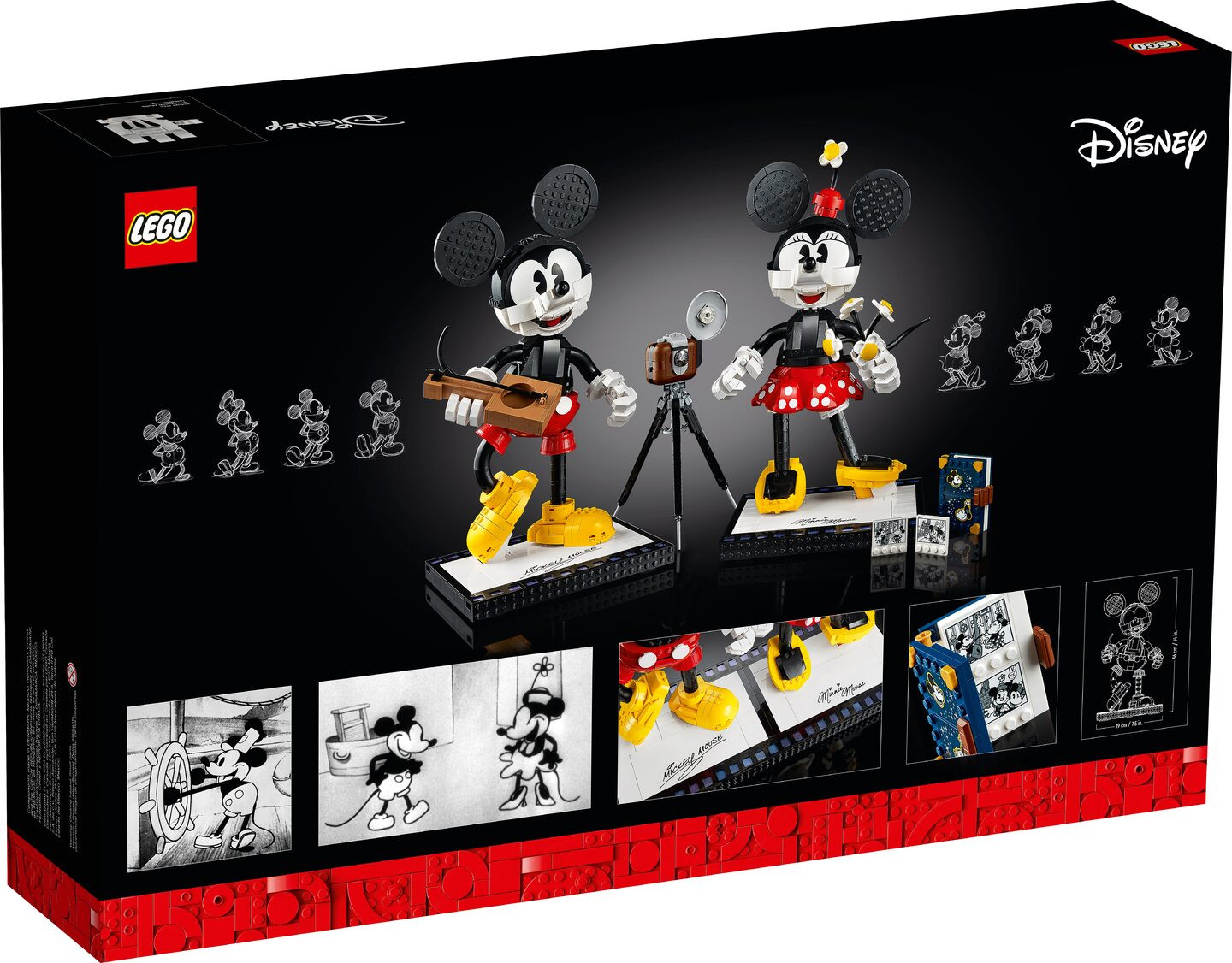 Mickey Mouse & Minnie Mouse personages om zelf te bouwen — Afbeelding 12