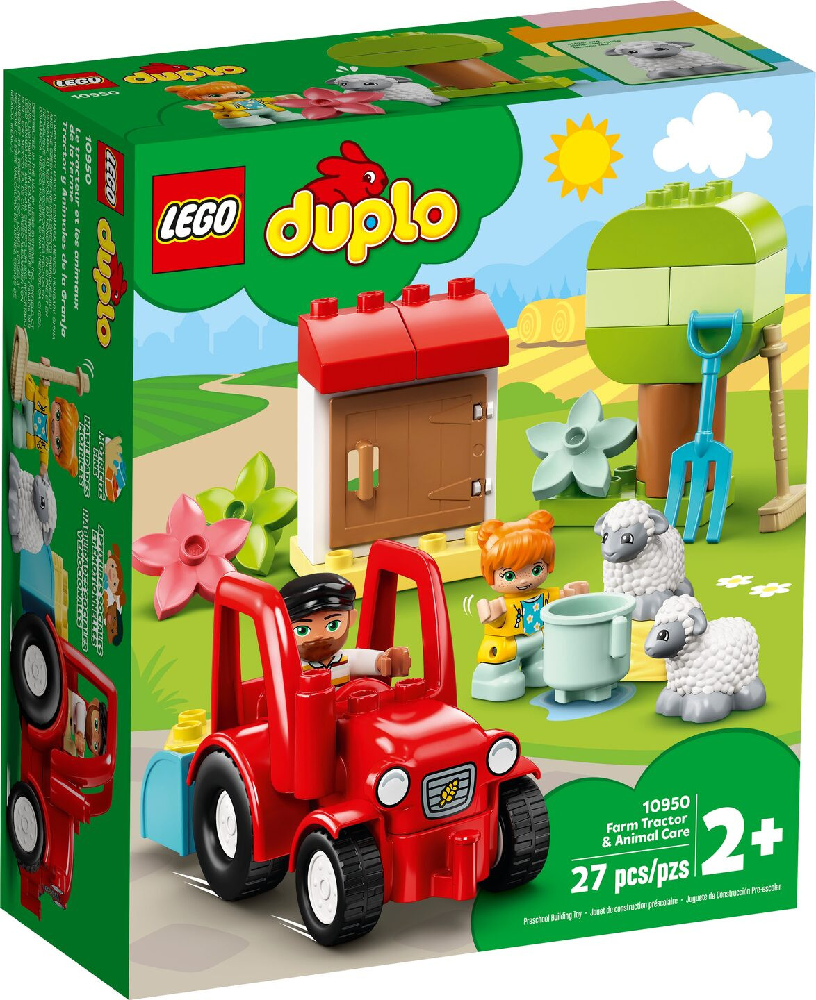 Landbouwtractor en dieren verzorgen — Afbeelding 2