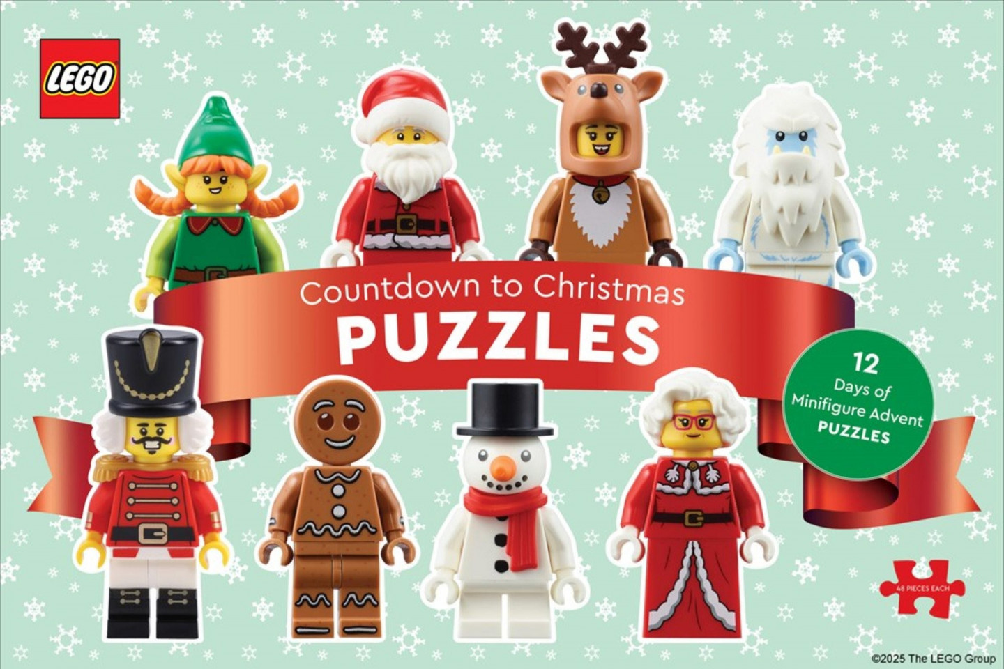 Aftellen naar kerst: 12 dagen adventspuzzels met minifiguren