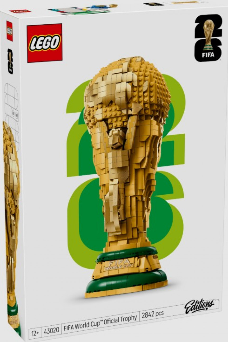 Eerste foto’s van LEGO Editions 43020 FIFA World Cup Official Trophy verschenen