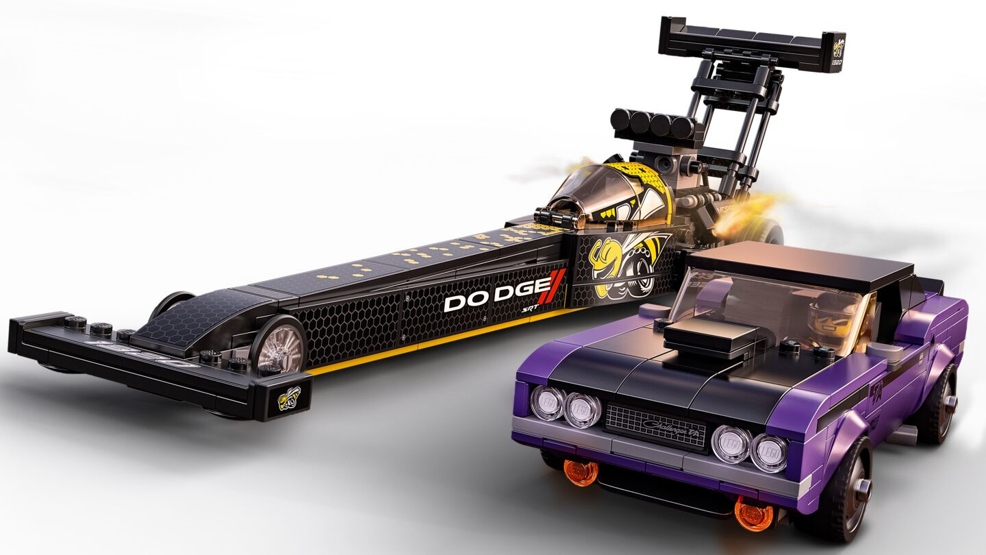 Mopar Dodge//SRT Top Fuel Dragster en 1970 Dodge Challenger T/A — Afbeelding 3
