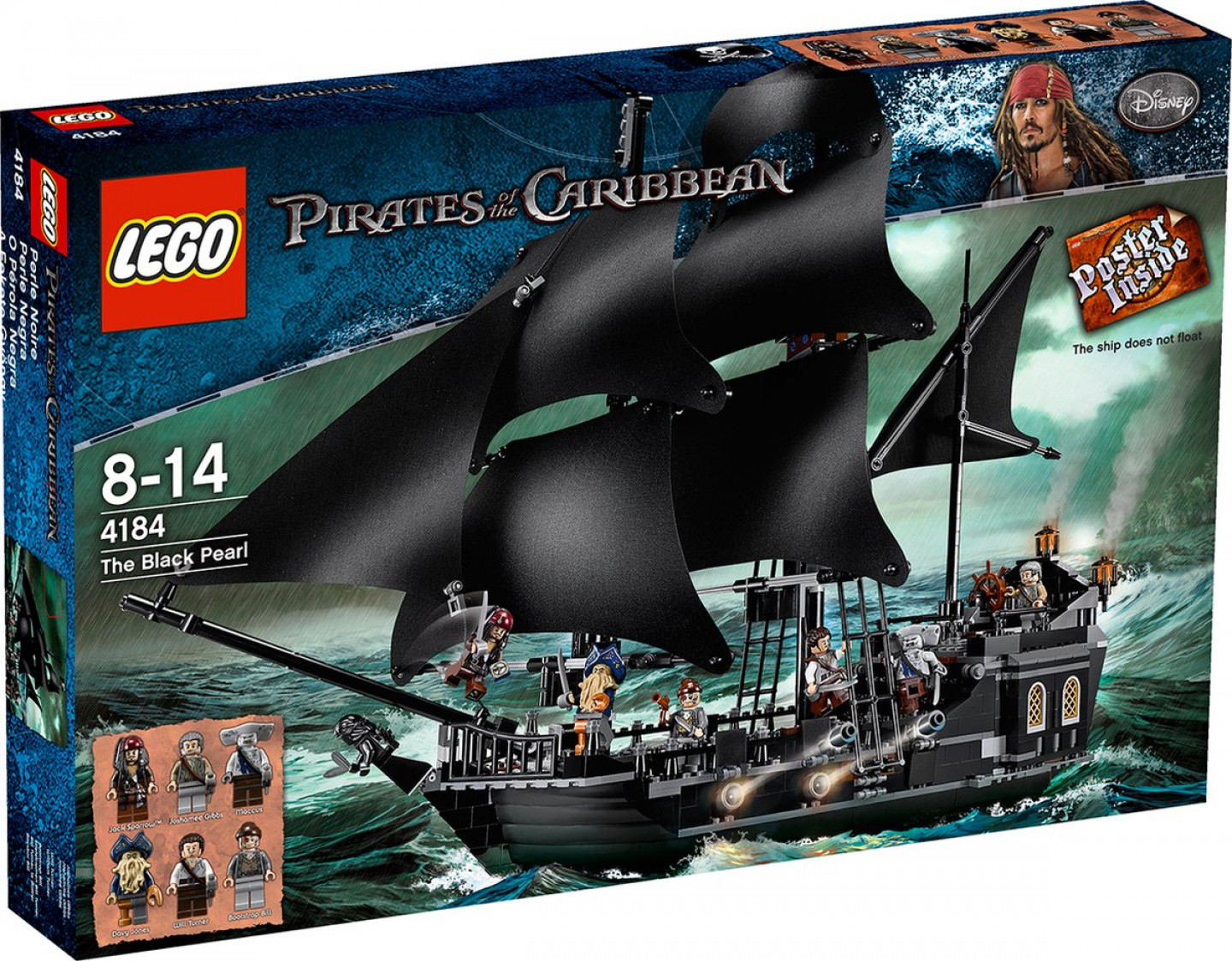 LEGO brengt The Black Pearl terug: Pirates of the Caribbean keert terug in 2025