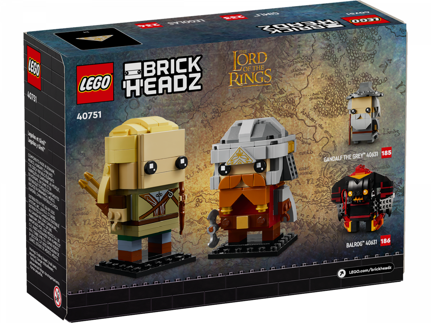 LEGO BrickHeadz 40751 Legolas en Gimli
