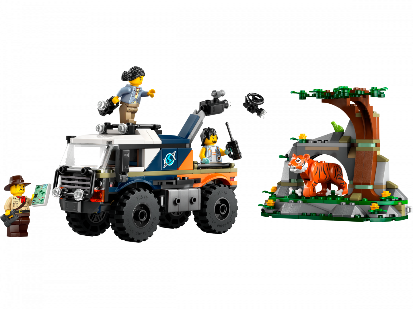 Jungleonderzoekers: offroad truck