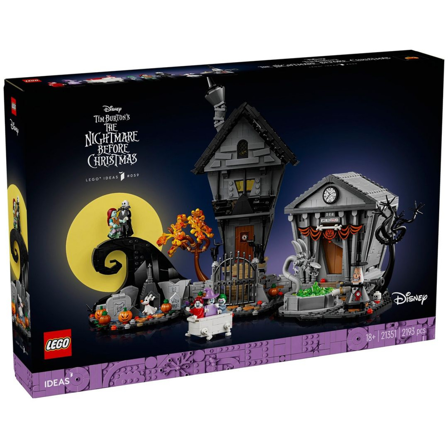 LEGO Ideas 21351 The nightmare before christmas komt op 1 september 2024