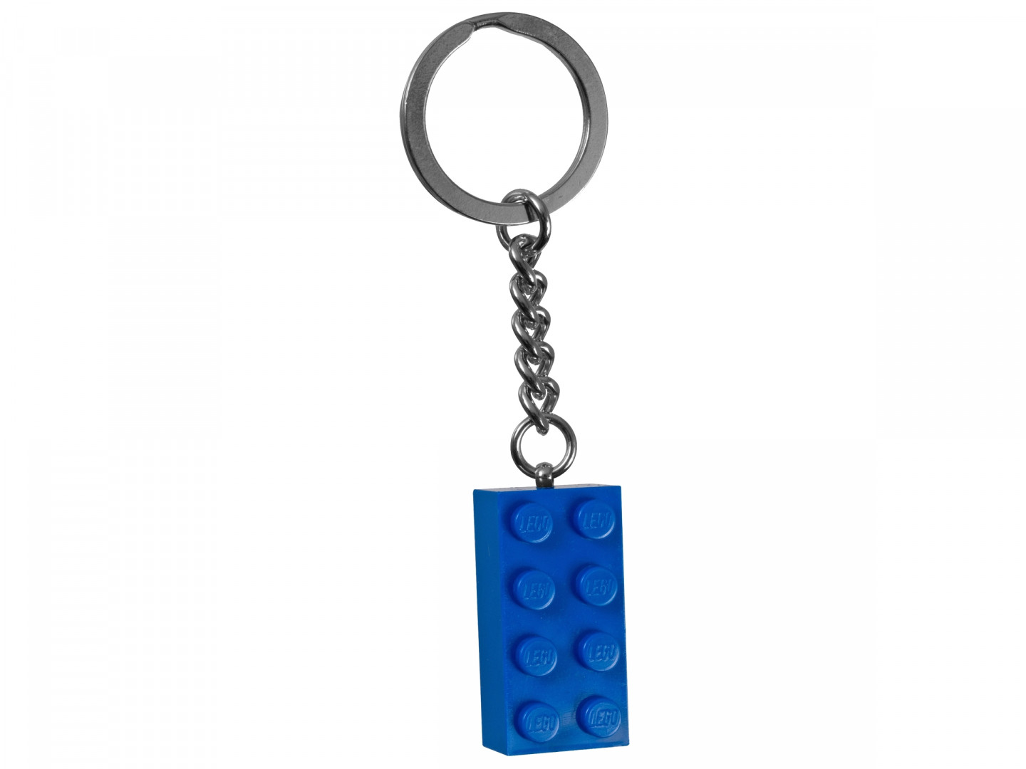 LEGO® sleutelhanger met blauwe 2x4 steen