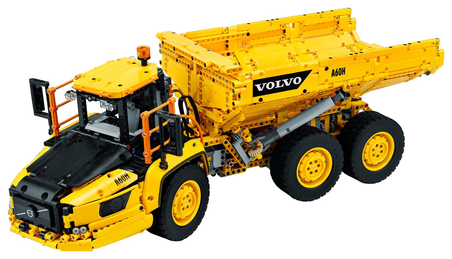 Volvo 6x6 Truck met kieptrailer — Afbeelding 1