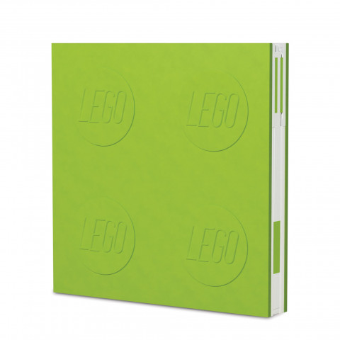 Notitieboekje met gelpen – limegroen