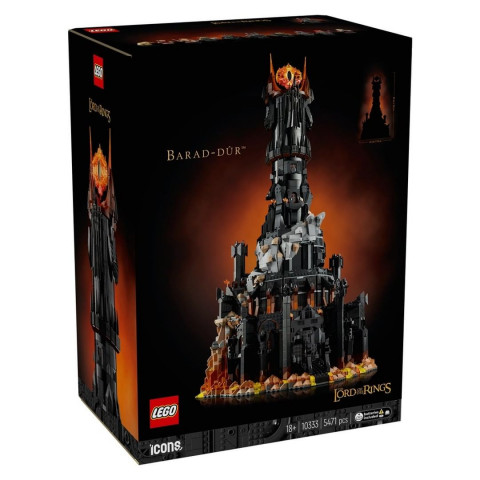 Officiële foto's van LEGO Icons 10333 the lord of the rings- Barad-dûr  released