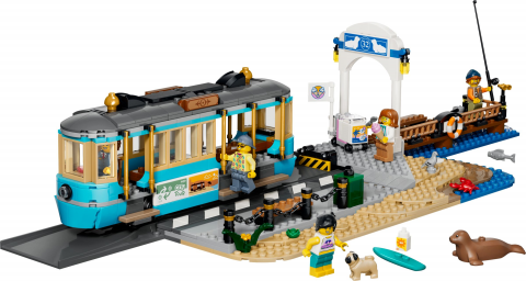 Klassieke strandtram