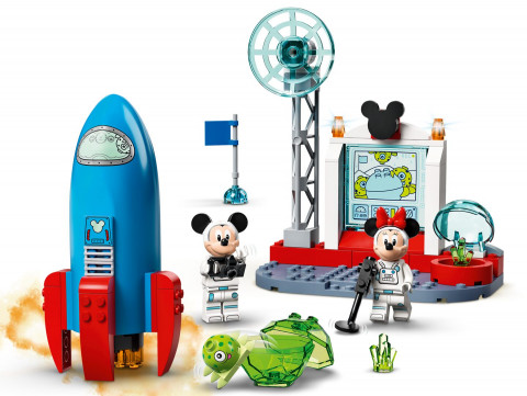 Mickey Mouse & Minnie Mouse ruimteraket