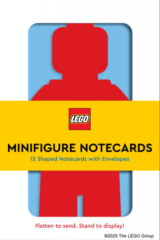 Minifiguurkaartjes: 12 voorgevormde kaarten met enveloppen