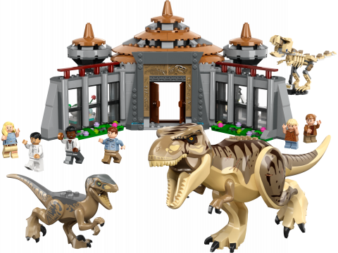Bezoekerscentrum: T. rex & raptor aanval
