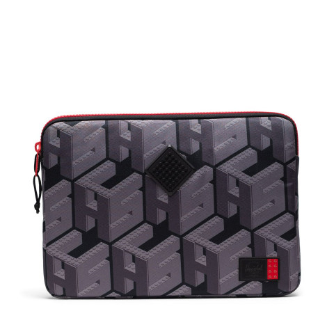 Herschel Anchor 14" laptophoes - monogram - zwart