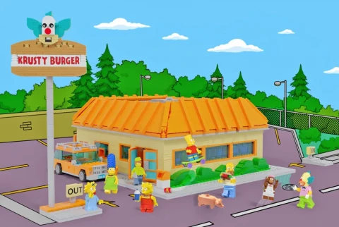 UPDATE! LEGO Icons 10352 The Simpsons: Krusty Burger aangekondigd