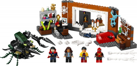 Spider-Man bij de Sanctum uitvalsbasis
