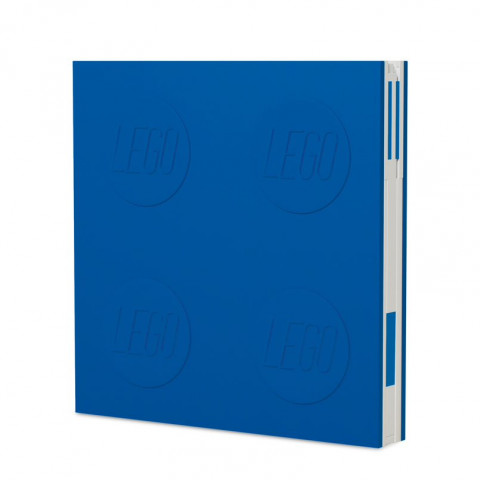 Afsluitbaar notitieboekje met gelpen – blauw
